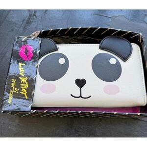 Betsy Johnson panda wallet NIB